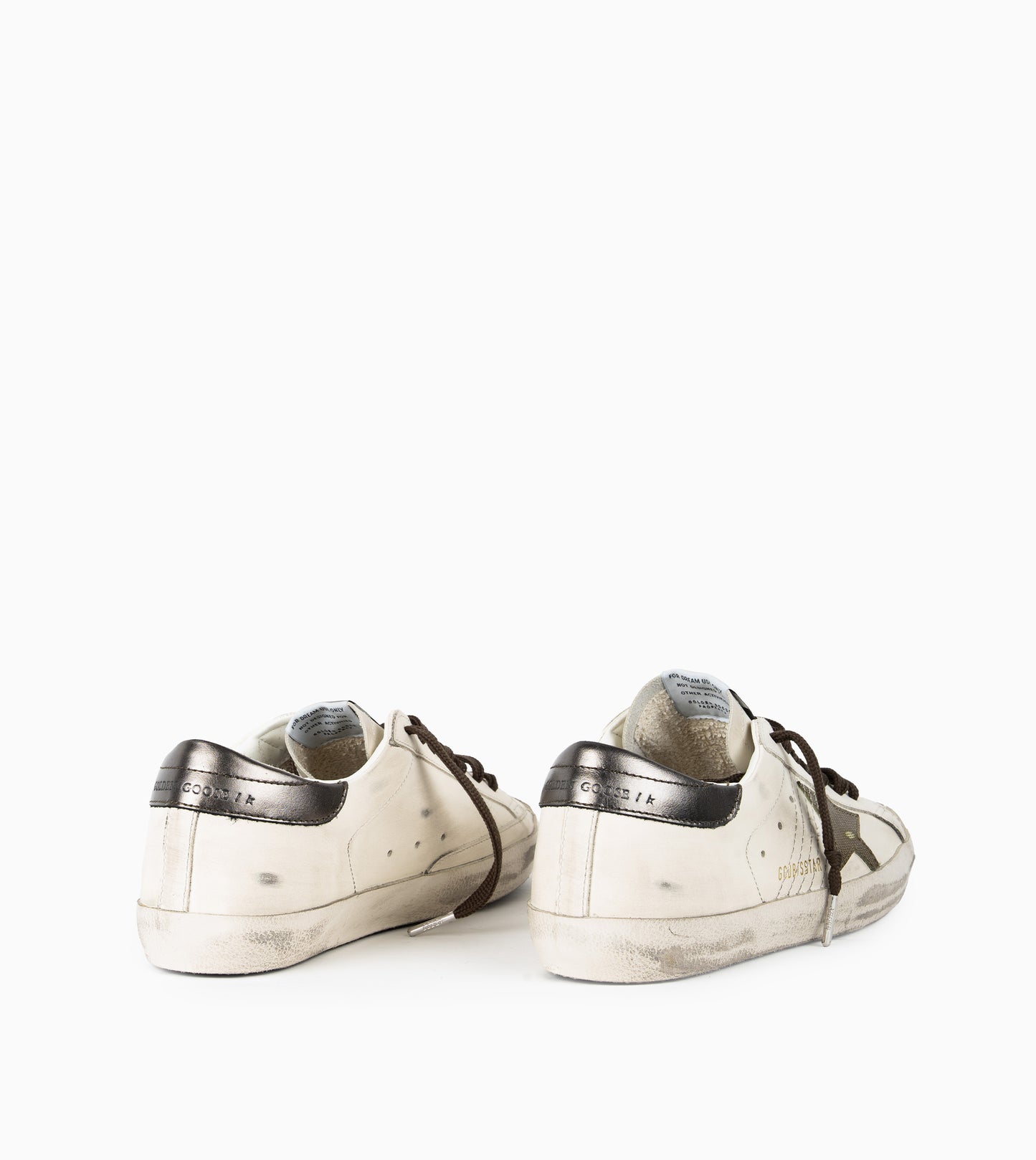 GOLDEN GOOSE SUPERSTAR WHITE/GREEN/ANTRACITE