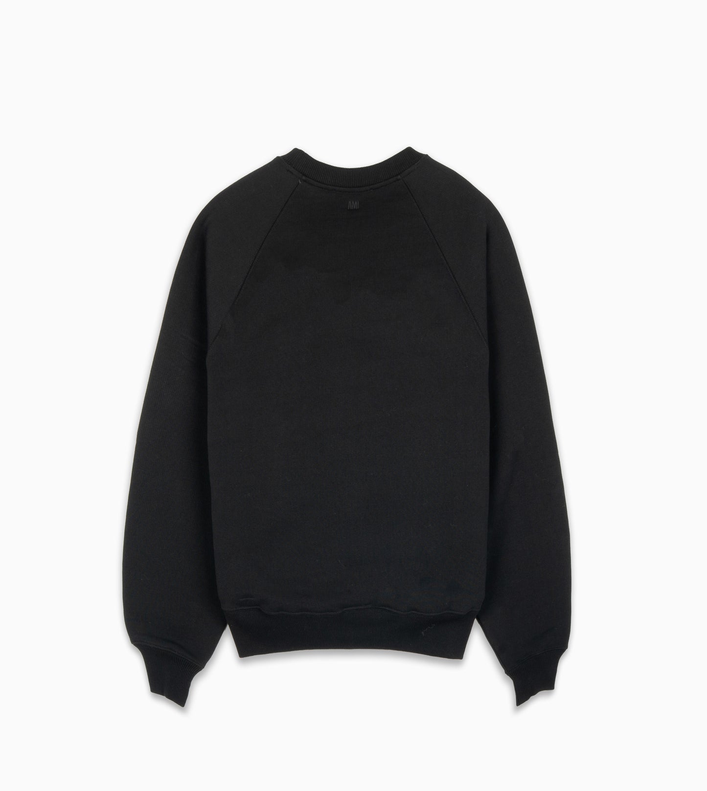 AMI PARIS Crewneck with ADC Patch Black