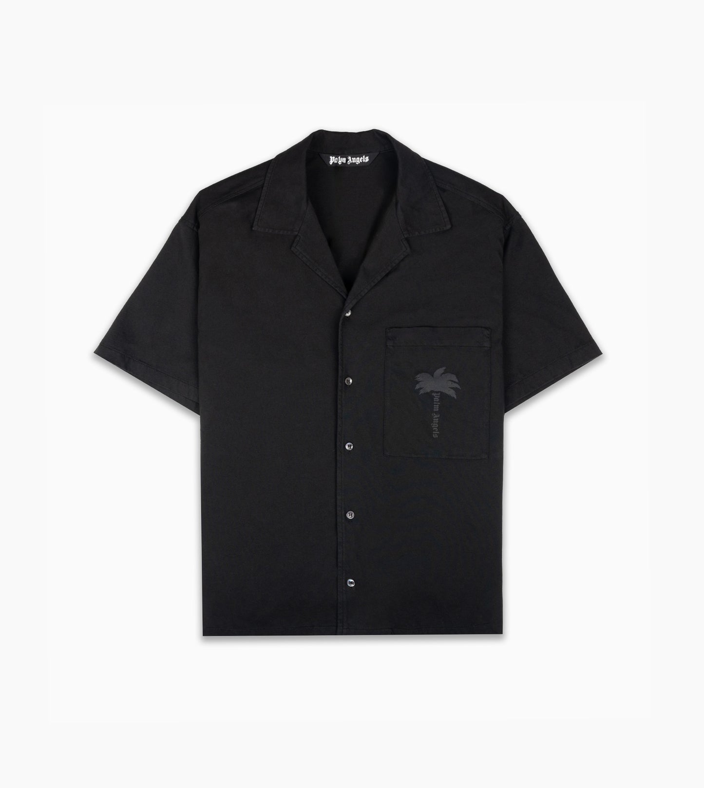 PALM ANGELS Bowling Shirt SS Black