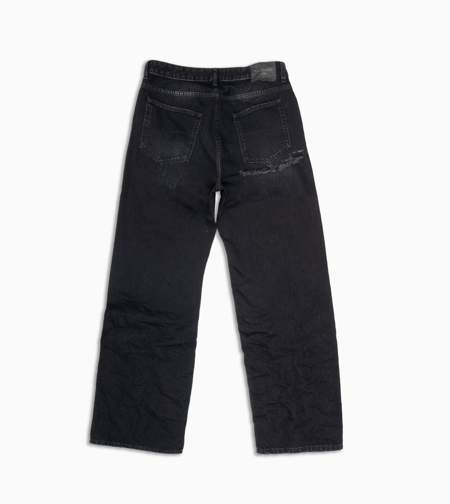 BALENCIAGA Distressed Fit Denim Jeans