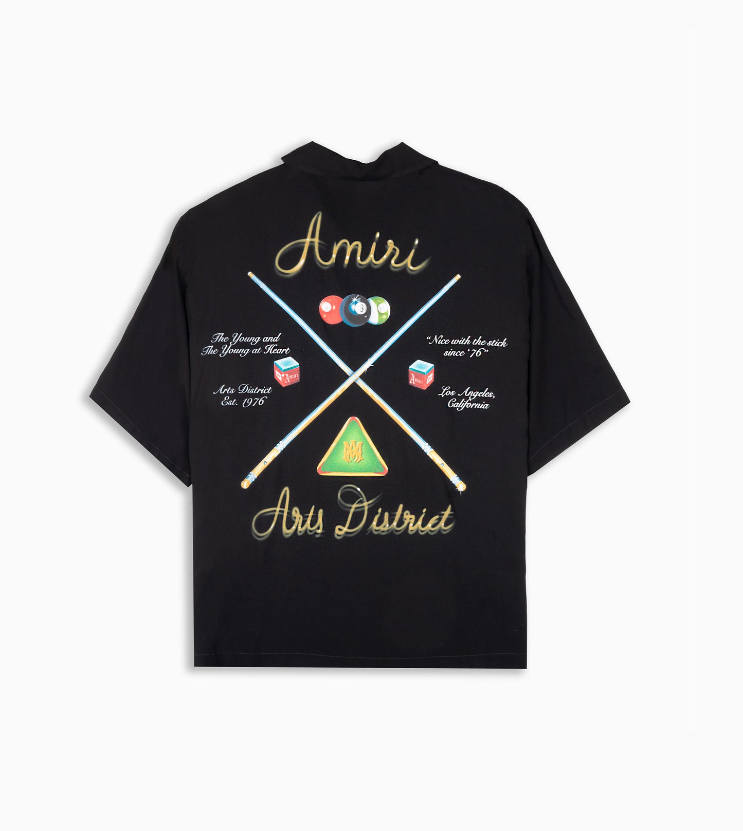 AMIRI Pool Cue Bowling Shirt