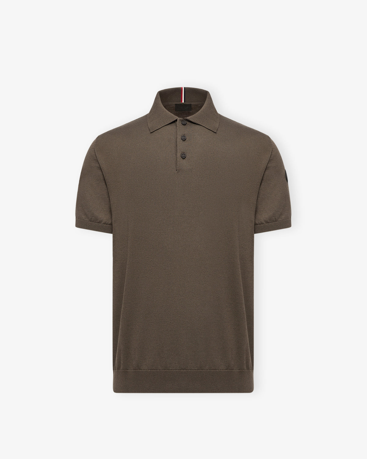 MONCLER SS Polo Taupe