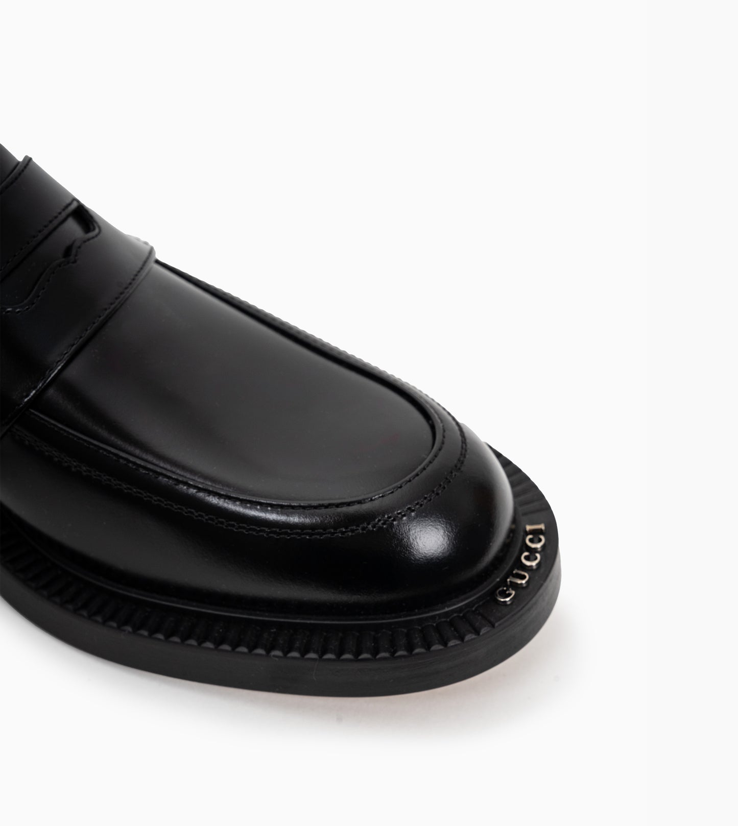 GUCCI Men´s Moccasin Mogan Calf Black