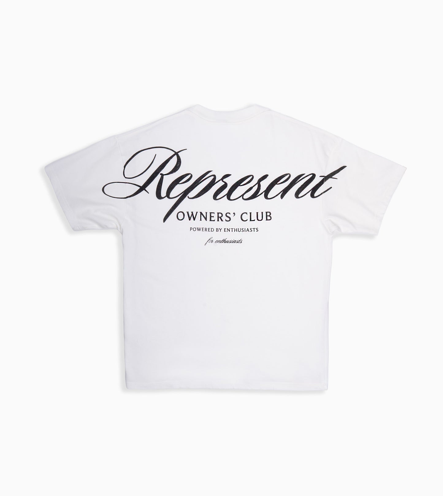 REPRESENT Owners Club Script Tee White
