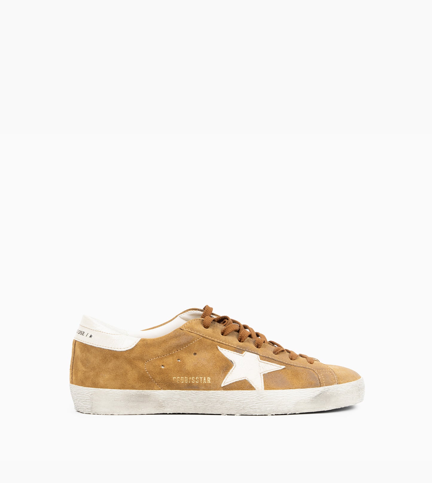GOLDEN GOOSE Super Star Suede Upper and Toe Leather Tabacco