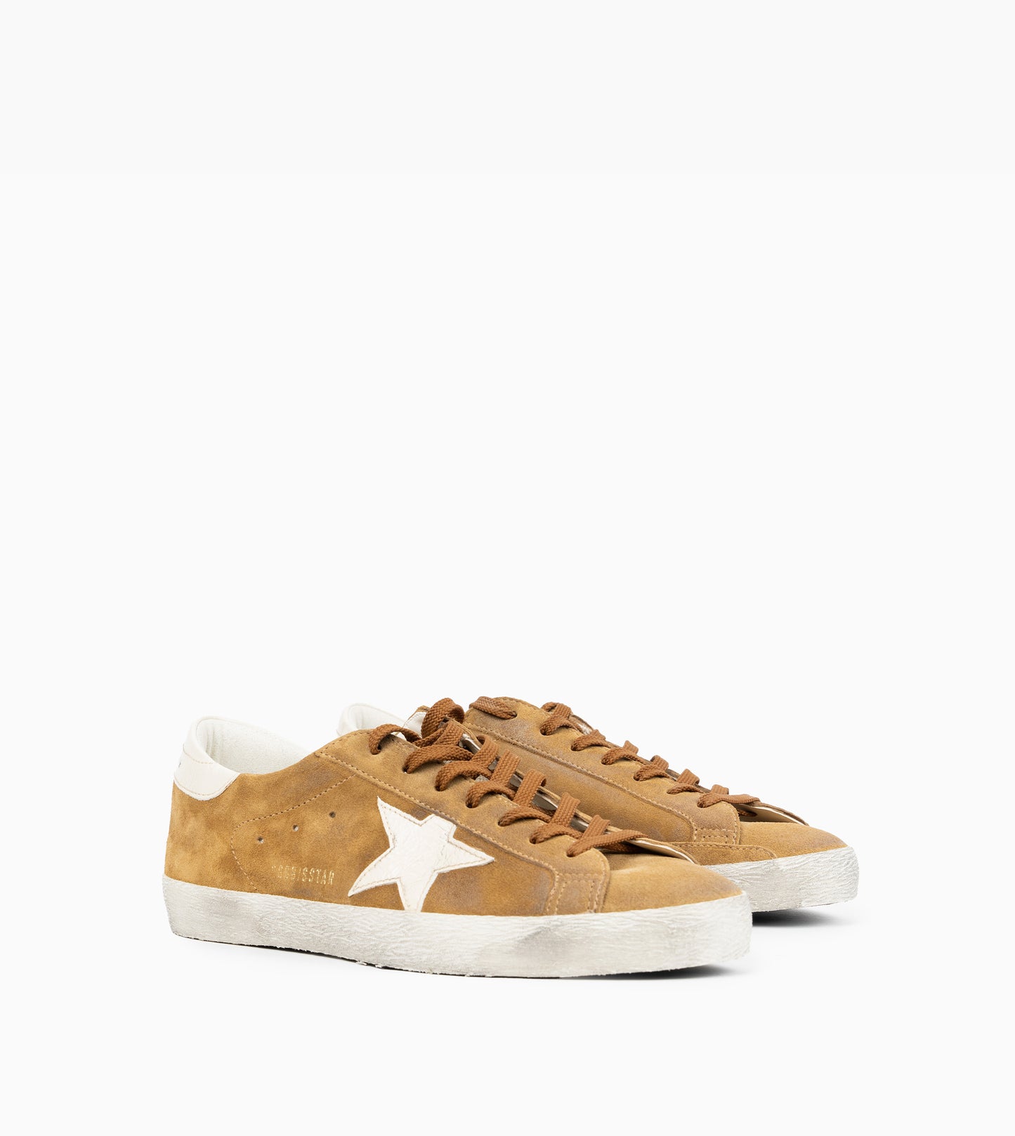 GOLDEN GOOSE Super Star Suede Upper and Toe Leather Tabacco