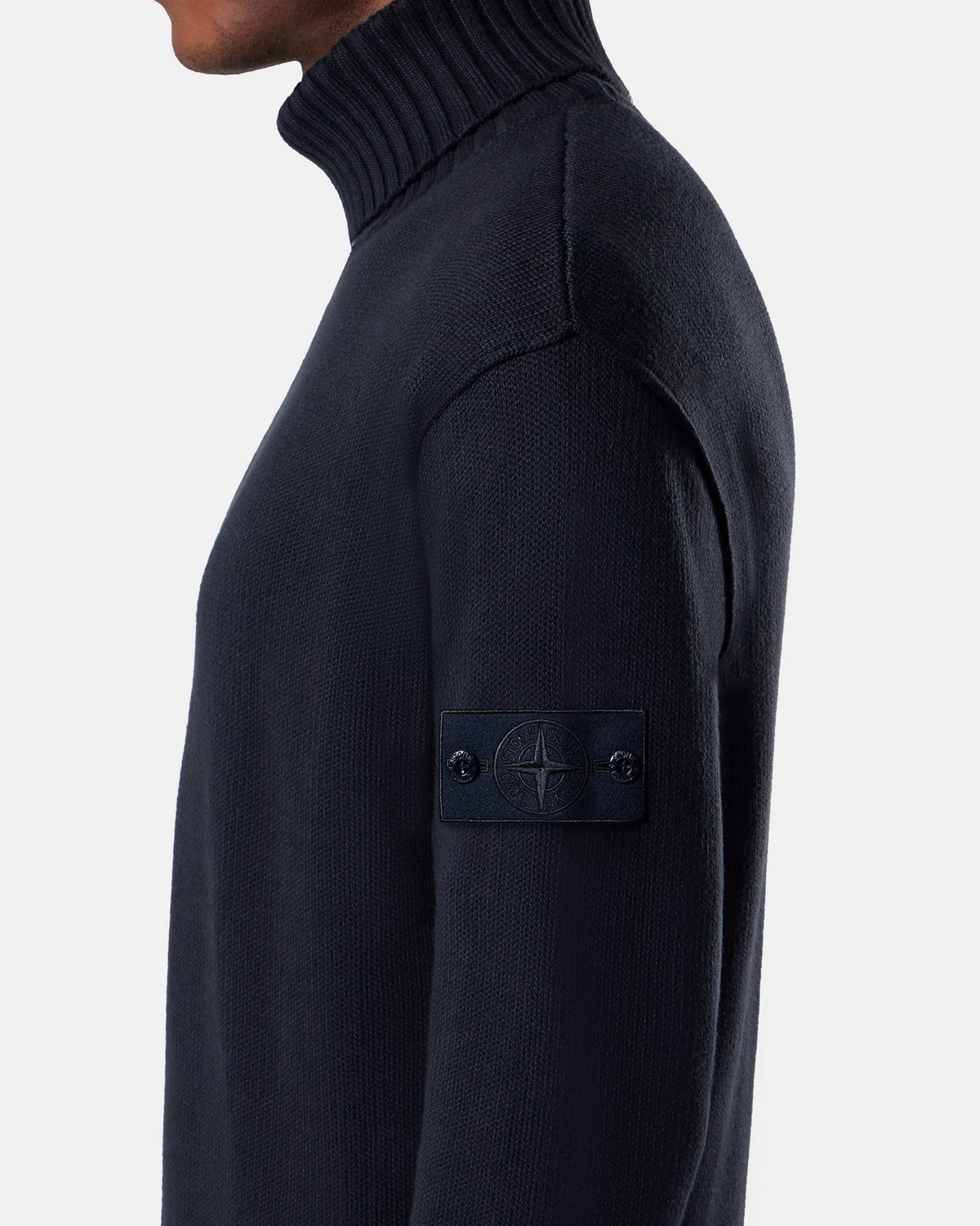 STONE ISLAND Turtle Neck Knitwear Navy