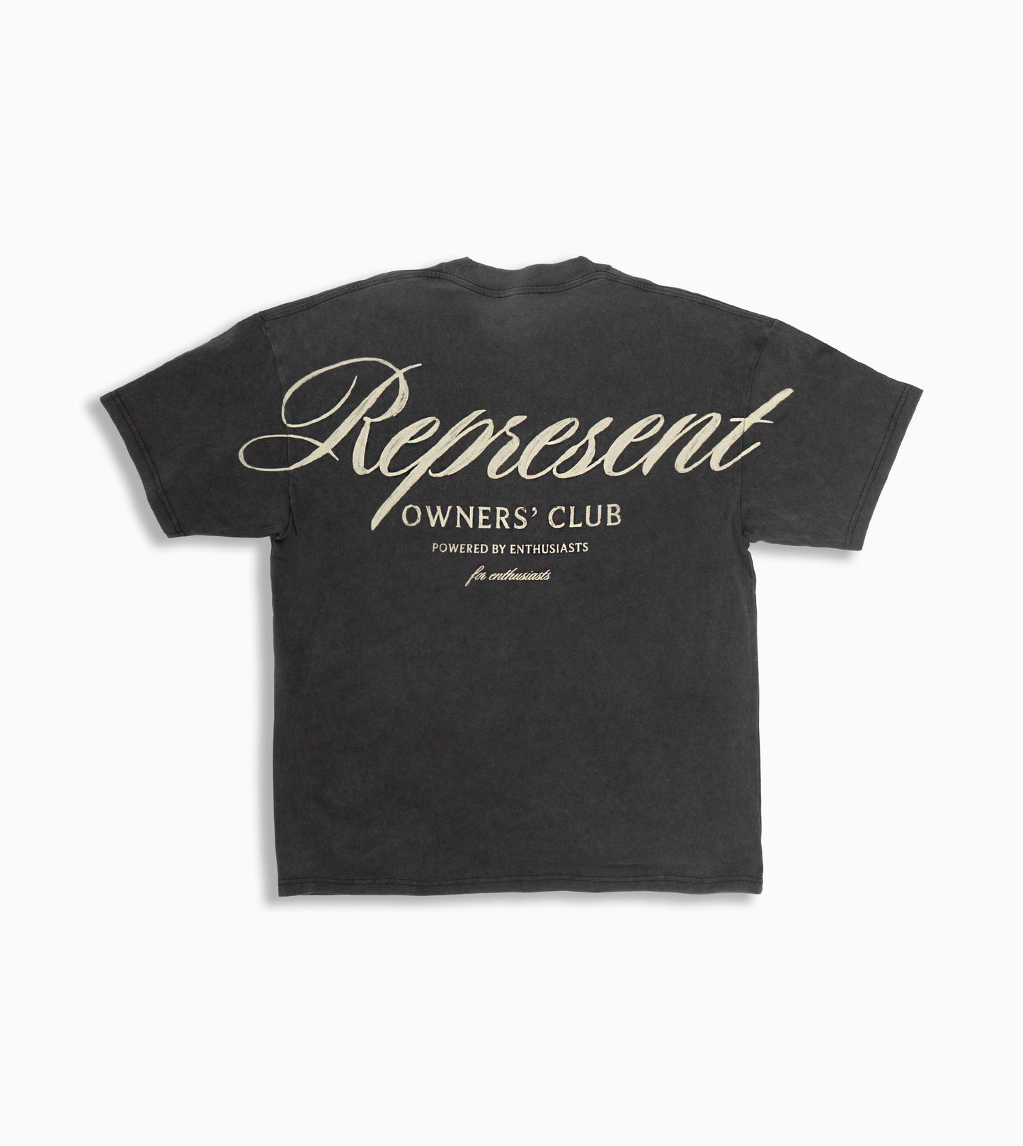 REPRESENT Owners Club Scrip Tee V.Grey