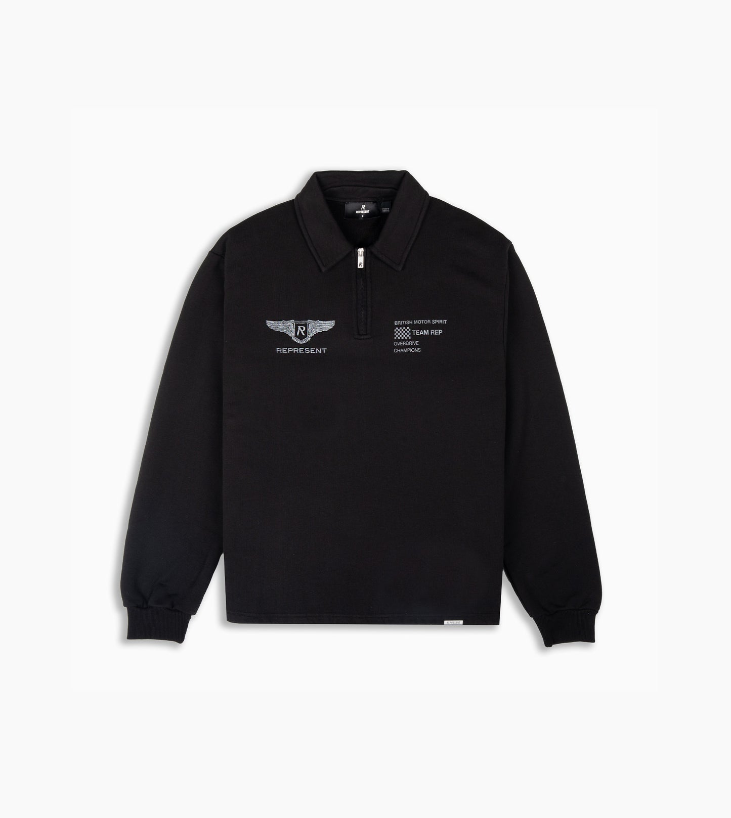 REPRESENT Team Quarter Zip Black