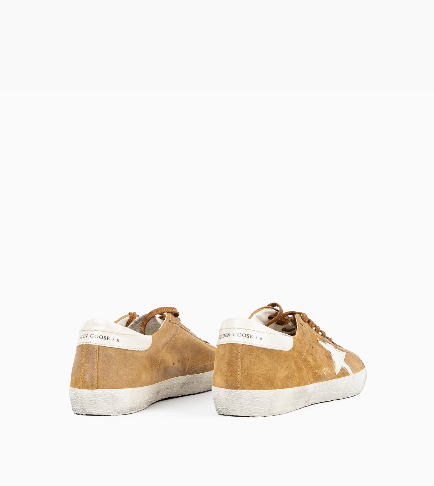 GOLDEN GOOSE Super Star Suede Upper and Toe Leather Tabacco