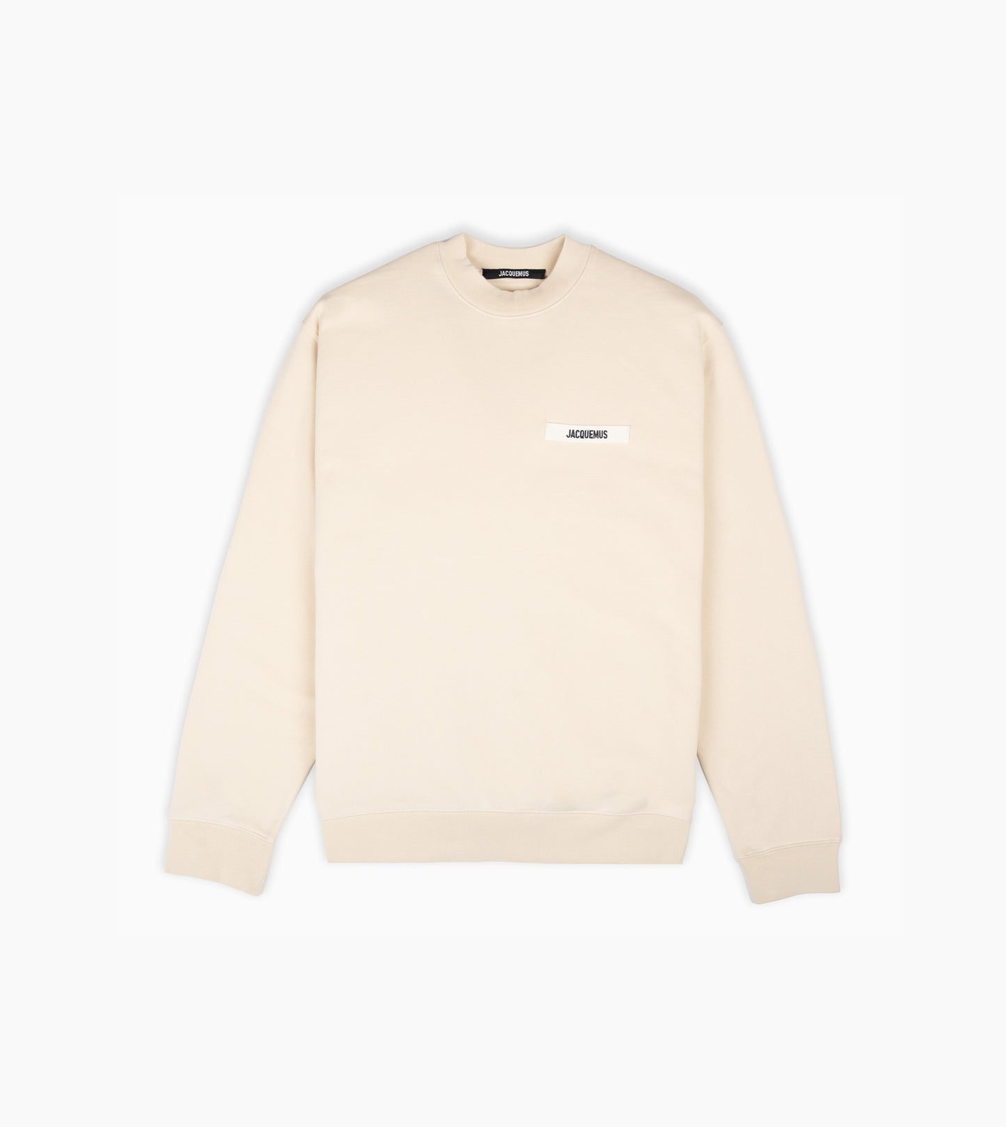 JACQUEMUS Le Sweatshirt Gros Grain Beige
