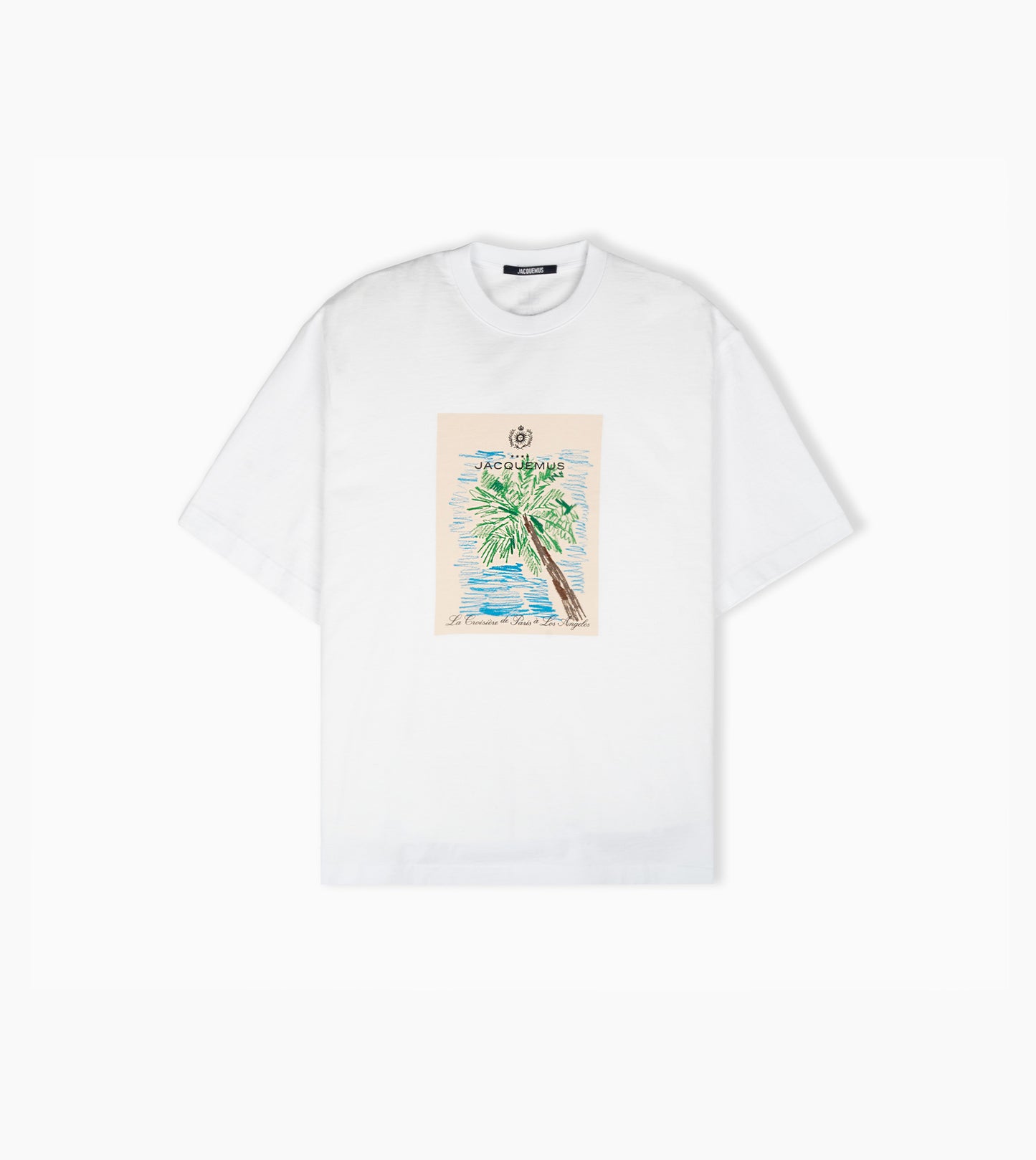 JACQUEMUS Le Tshirt Marino White