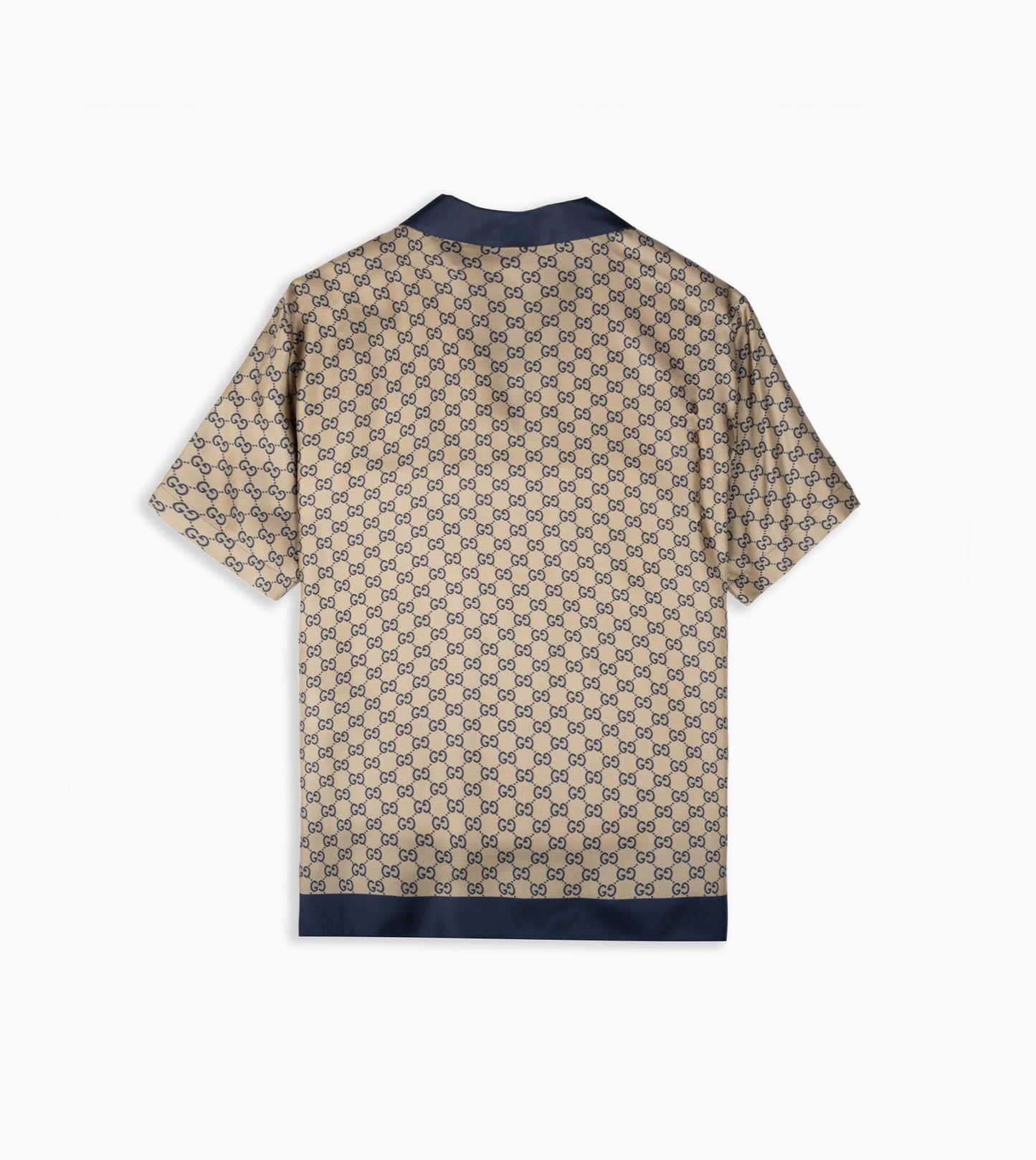 Camisa de seda estampada GUCCI