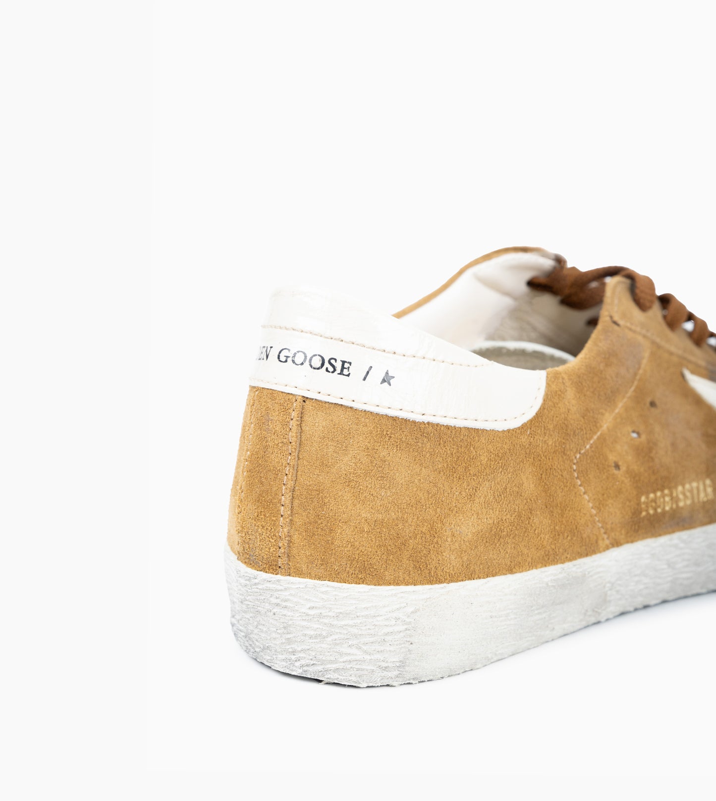 GOLDEN GOOSE Super Star Suede Upper and Toe Leather Tabacco