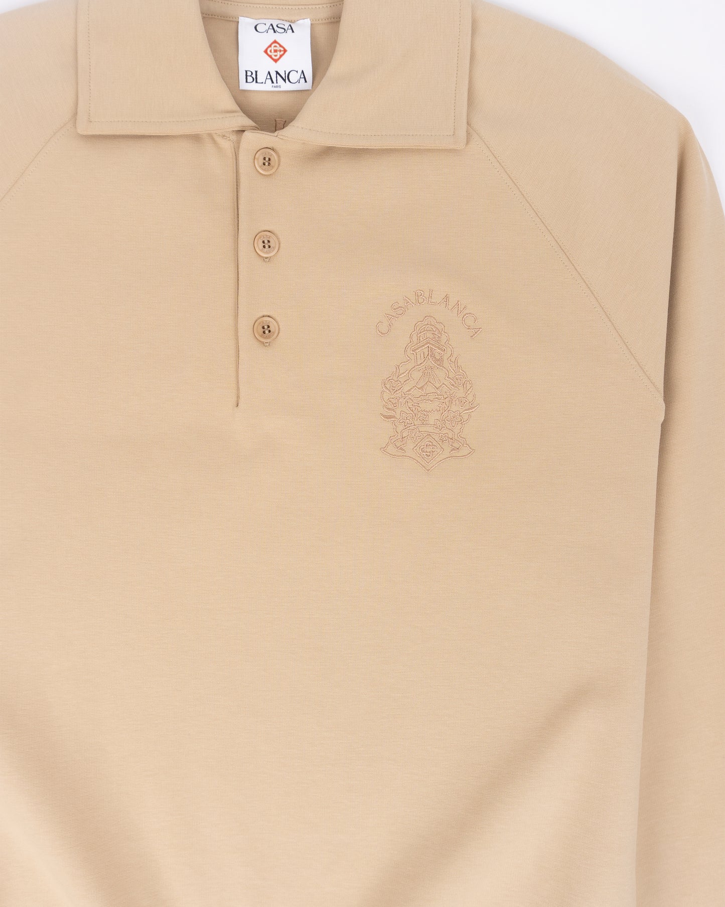 CASABLANCA Punto Collared Sweatshirt
