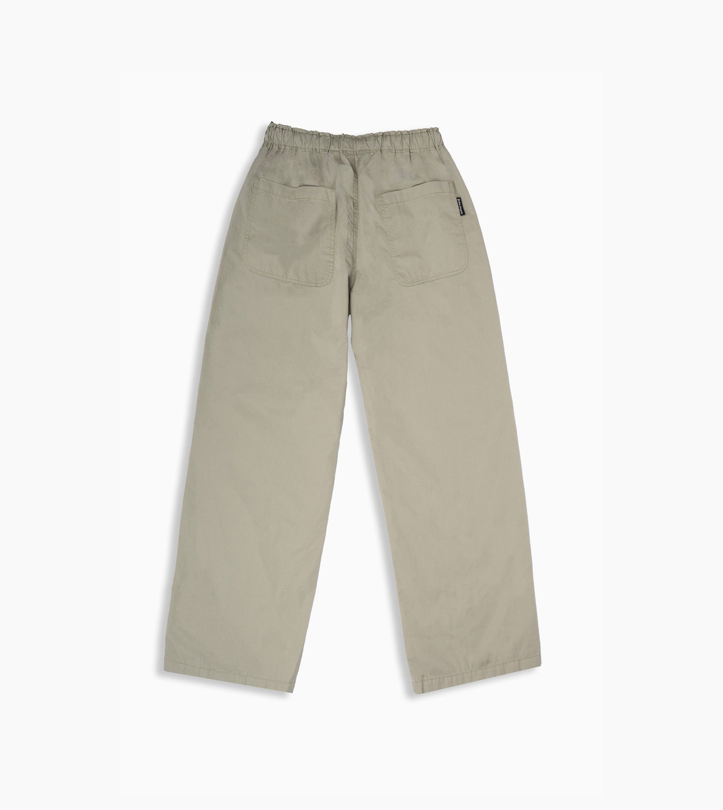 PALM ANGELS Waist Logo Loose Pants Beige