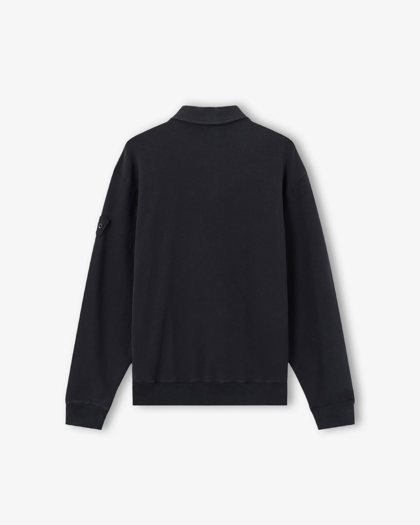 STONE ISLAND Ghost LS Polo Black