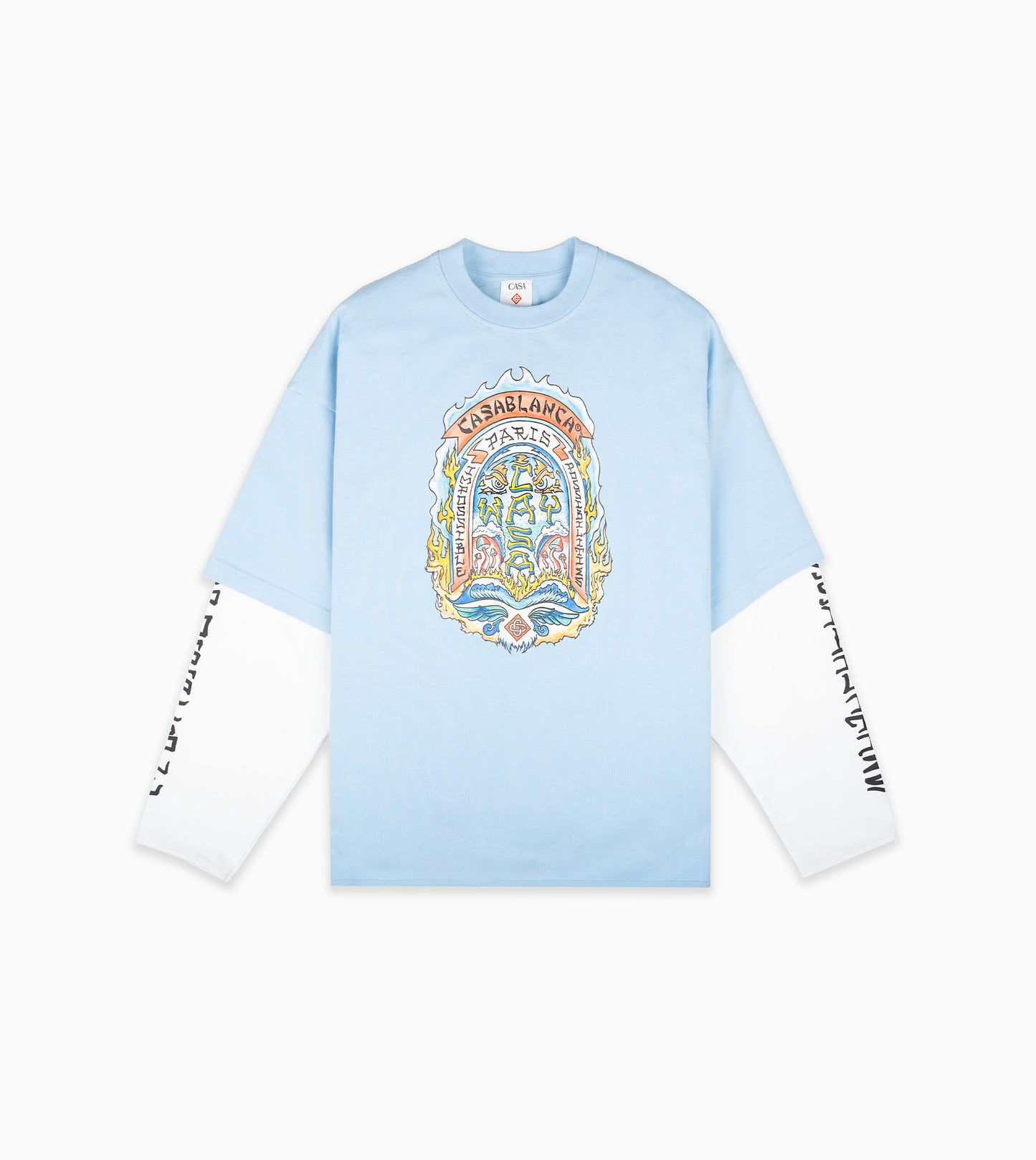 CASABLANCA Double Layer T-shirt