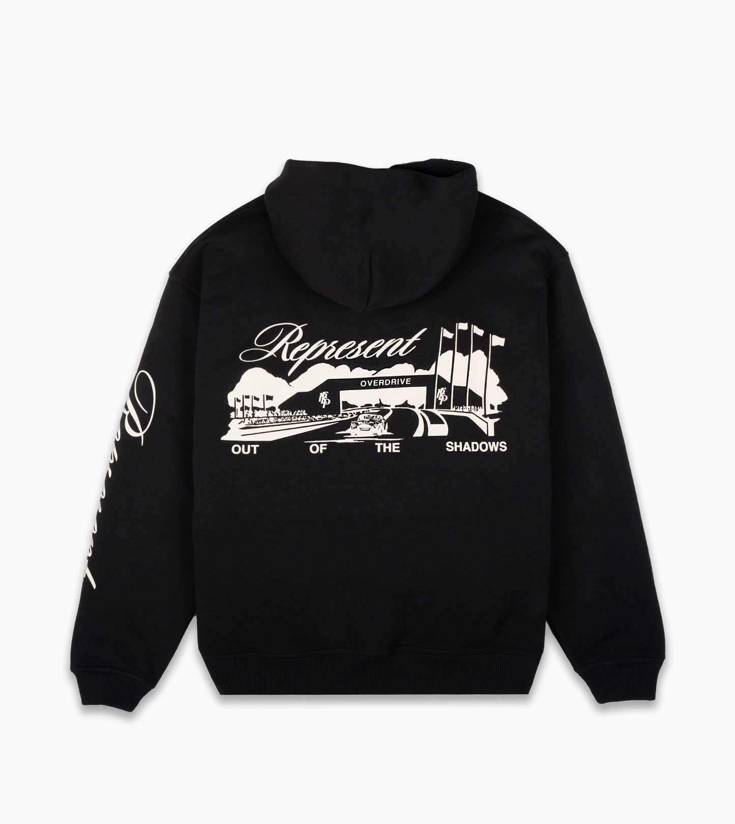 REPRESENT Race Way Hoodie Black