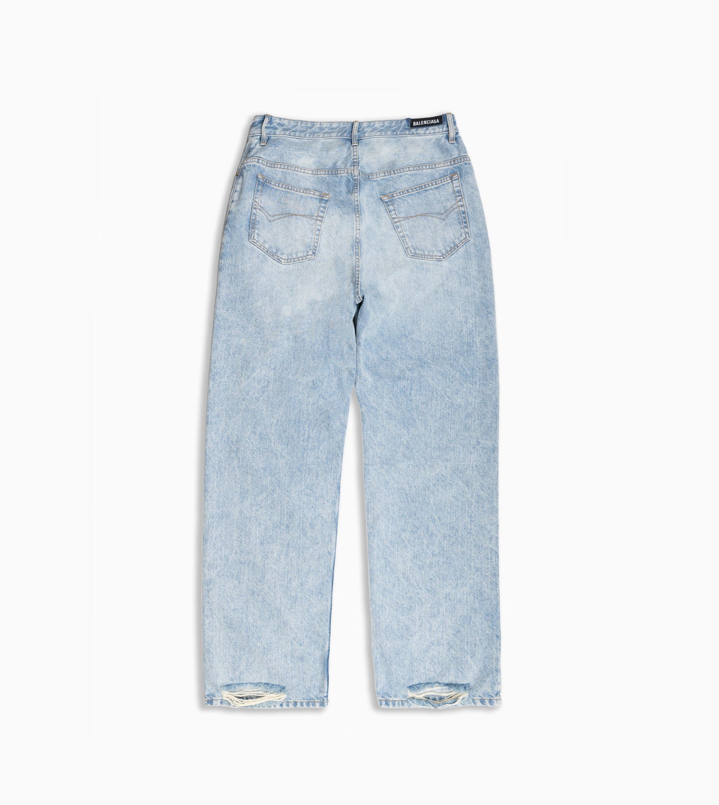 BALENCIAGA Medium Fit Pants Blue