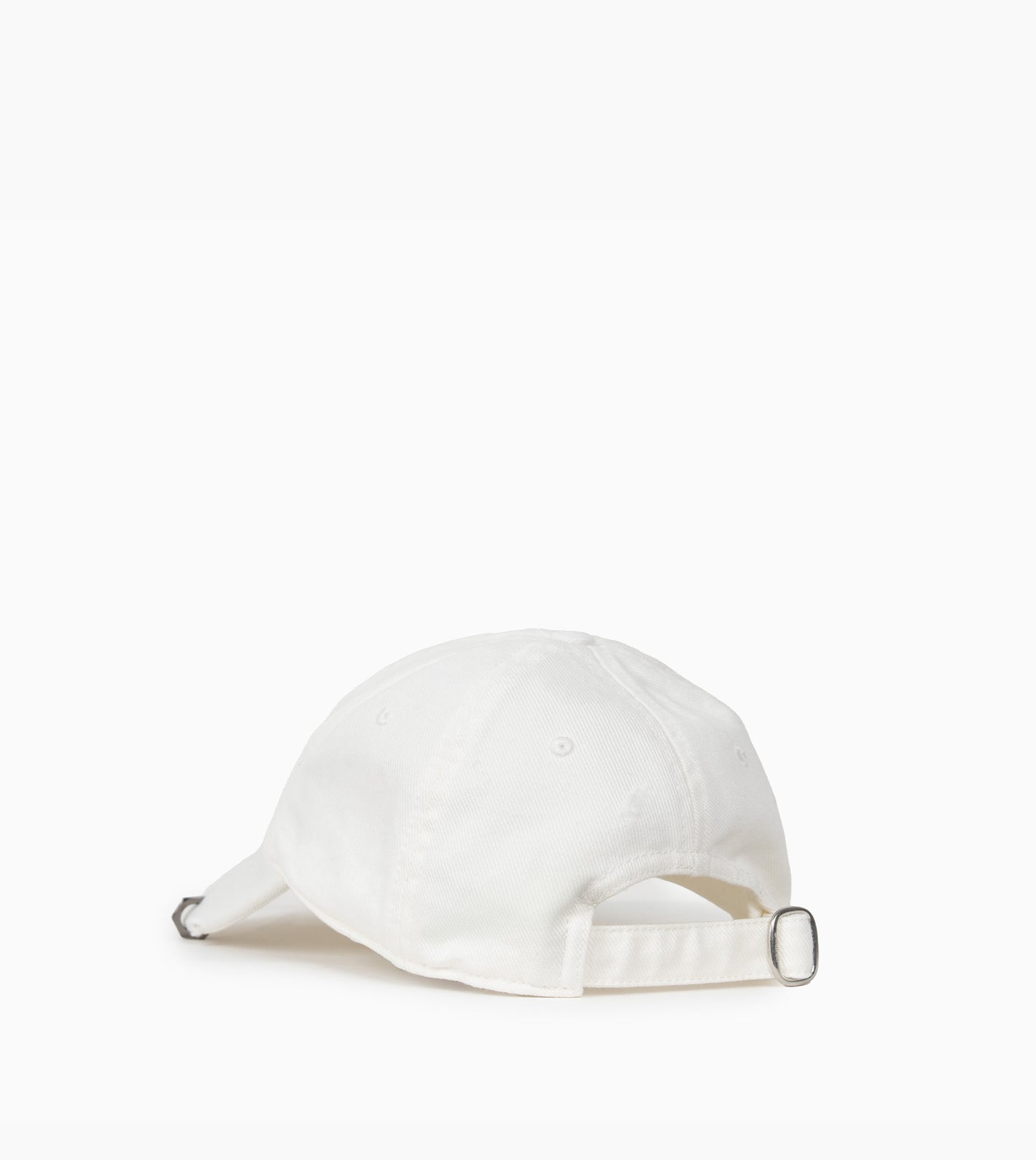 OFF-WHITE Distressed Denim Baseball Cap White Beige