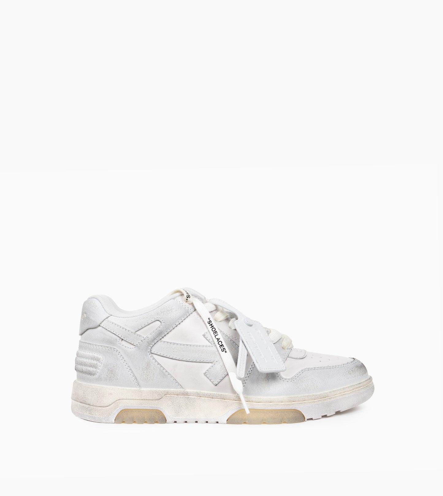 OFF-WHITE Out Of Office Vintage Leather White