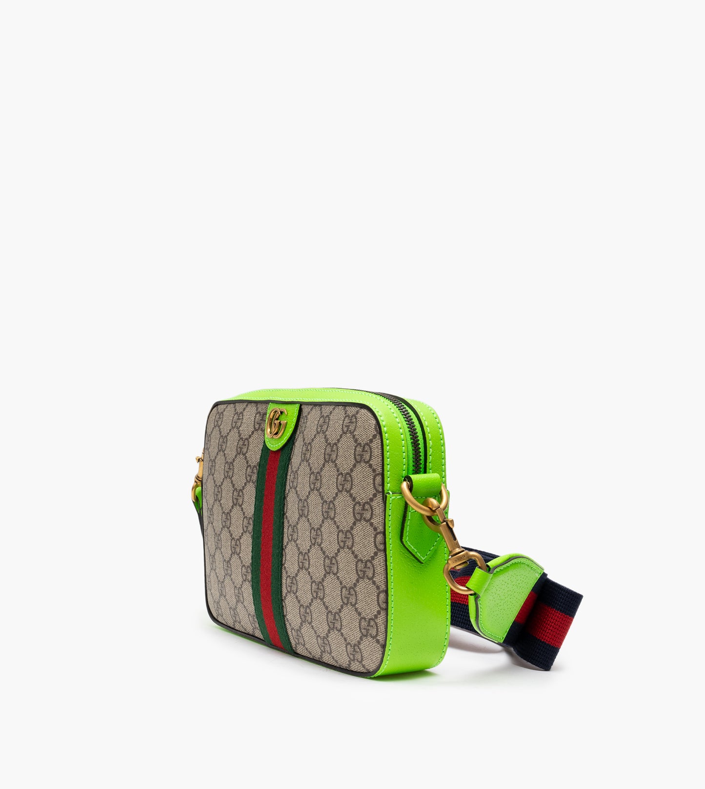 GUCCI OPHIDIA Crossbody Green Fluo