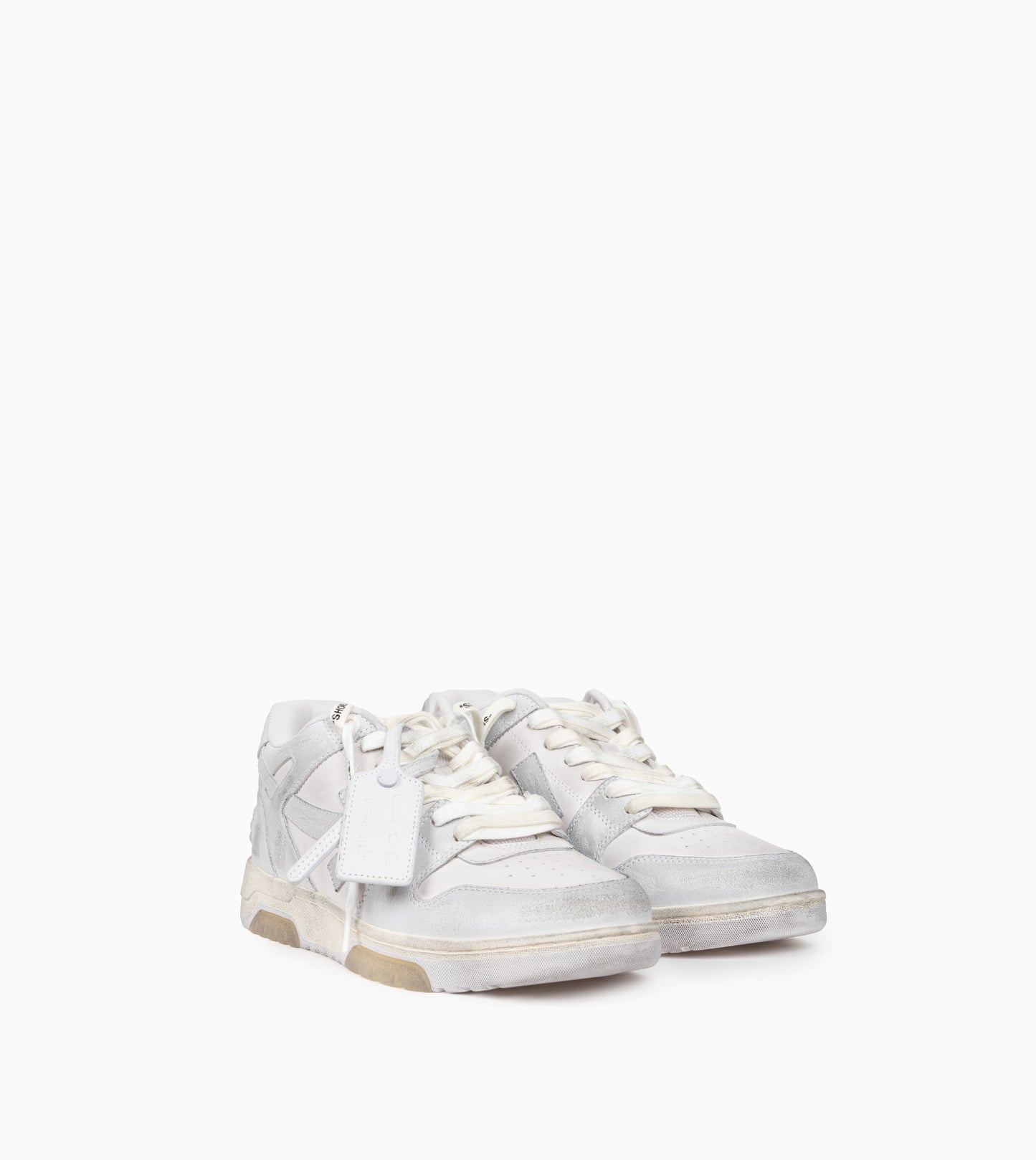 OFF-WHITE Out Of Office Vintage Leather White