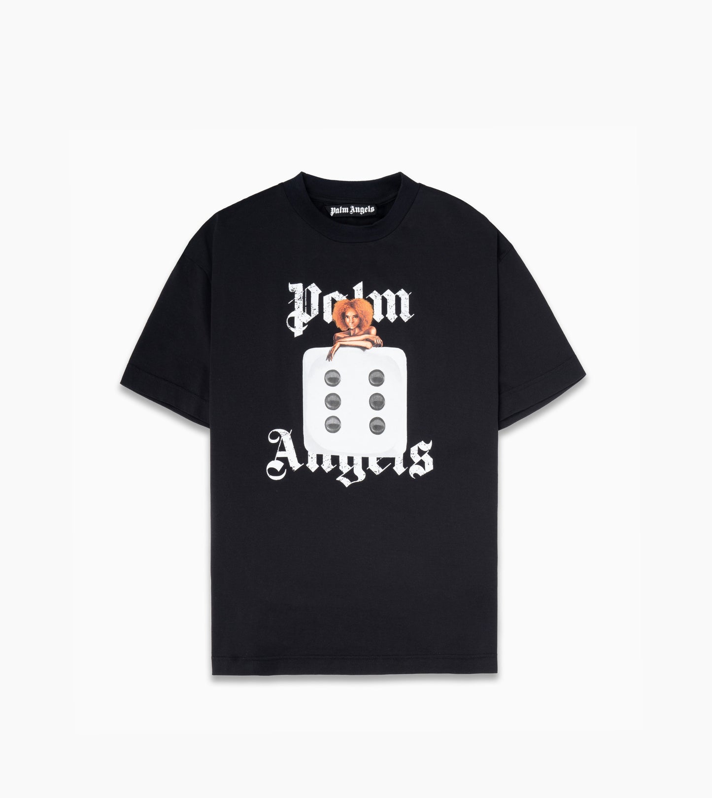PALM ANGELS Holly Pin Up Tee Black