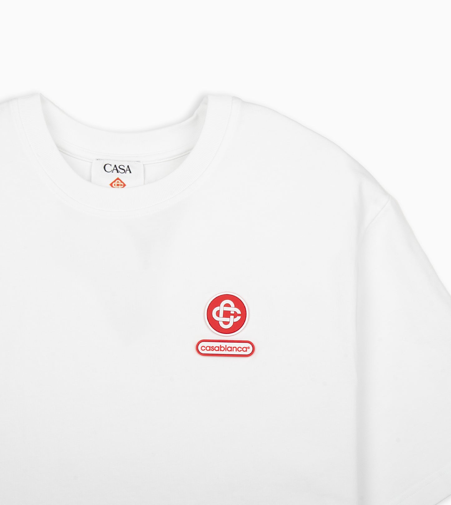 CASABLANCA Logo Patch Oversized T-Shirt