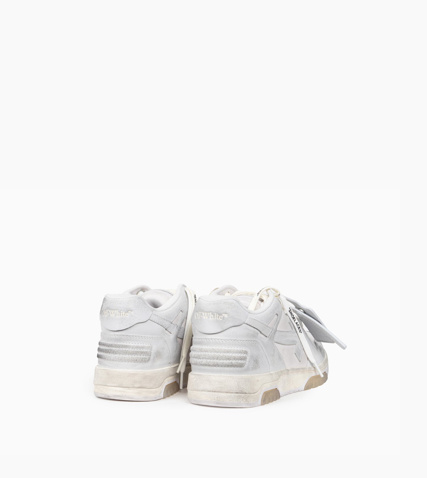 OFF-WHITE Out Of Office Vintage Leather White