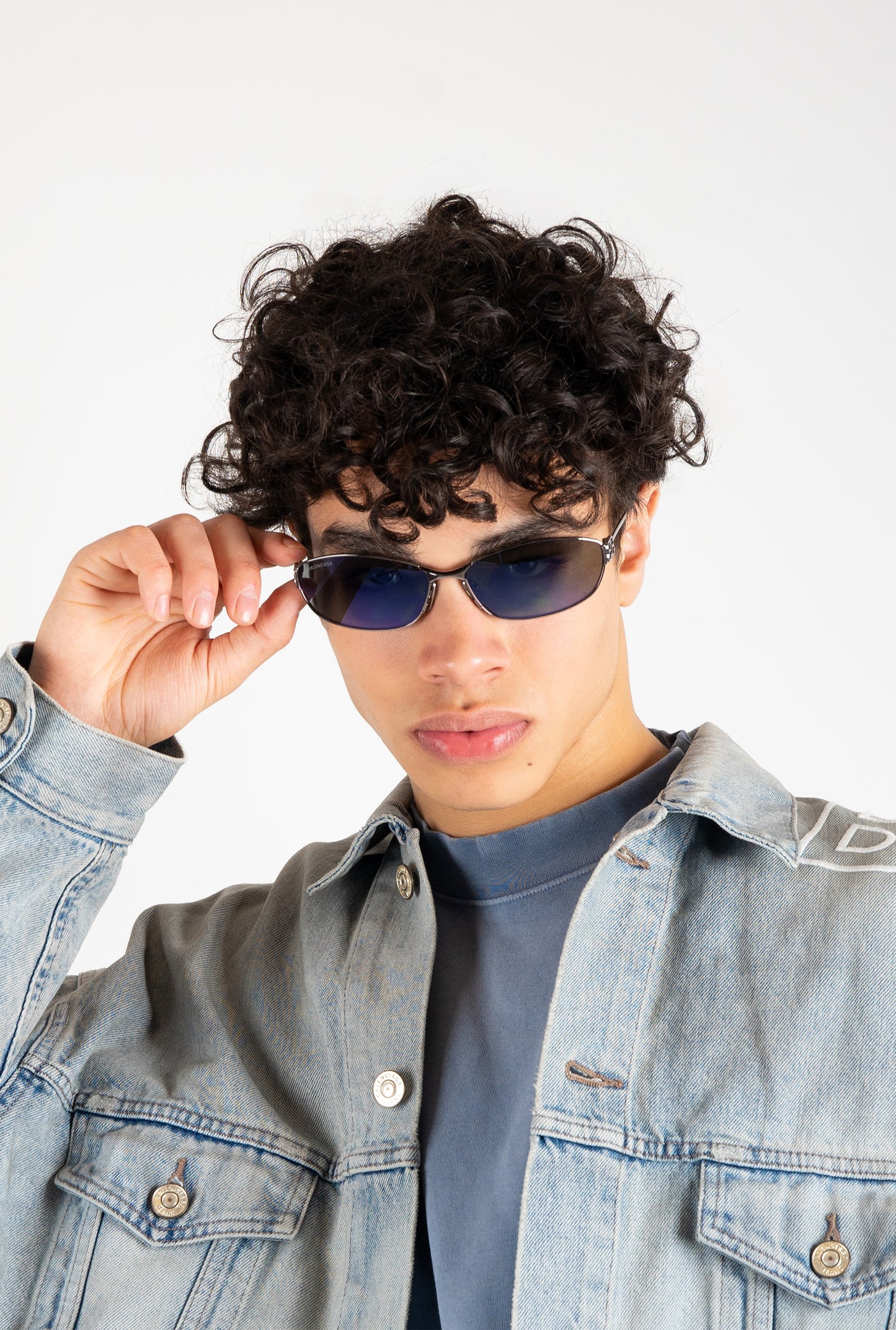 BALENCIAGA Mercury Oval Sunglasses