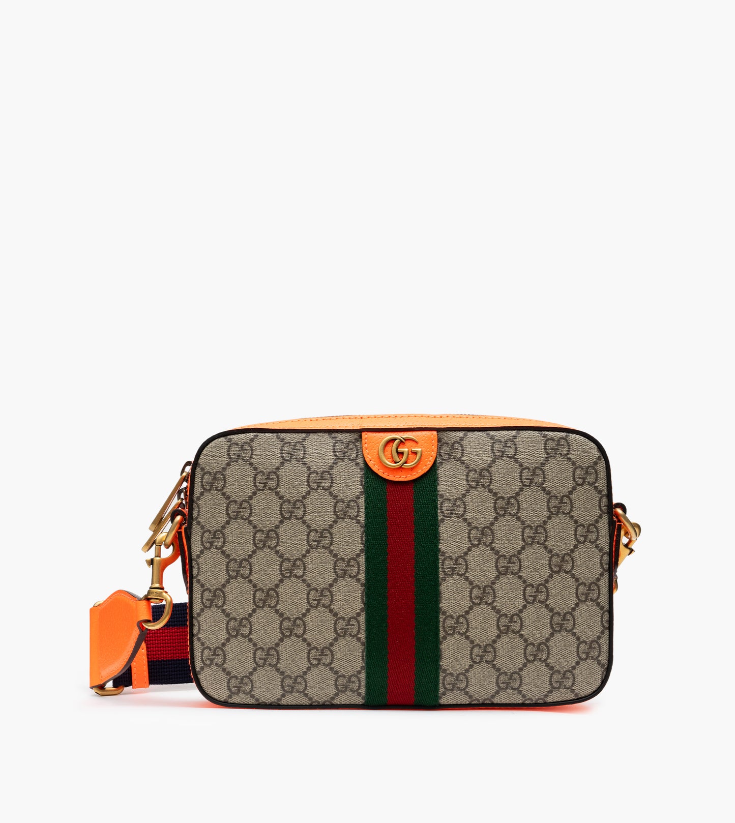 GUCCI OPHIDIA Crossbody Orange Fluo