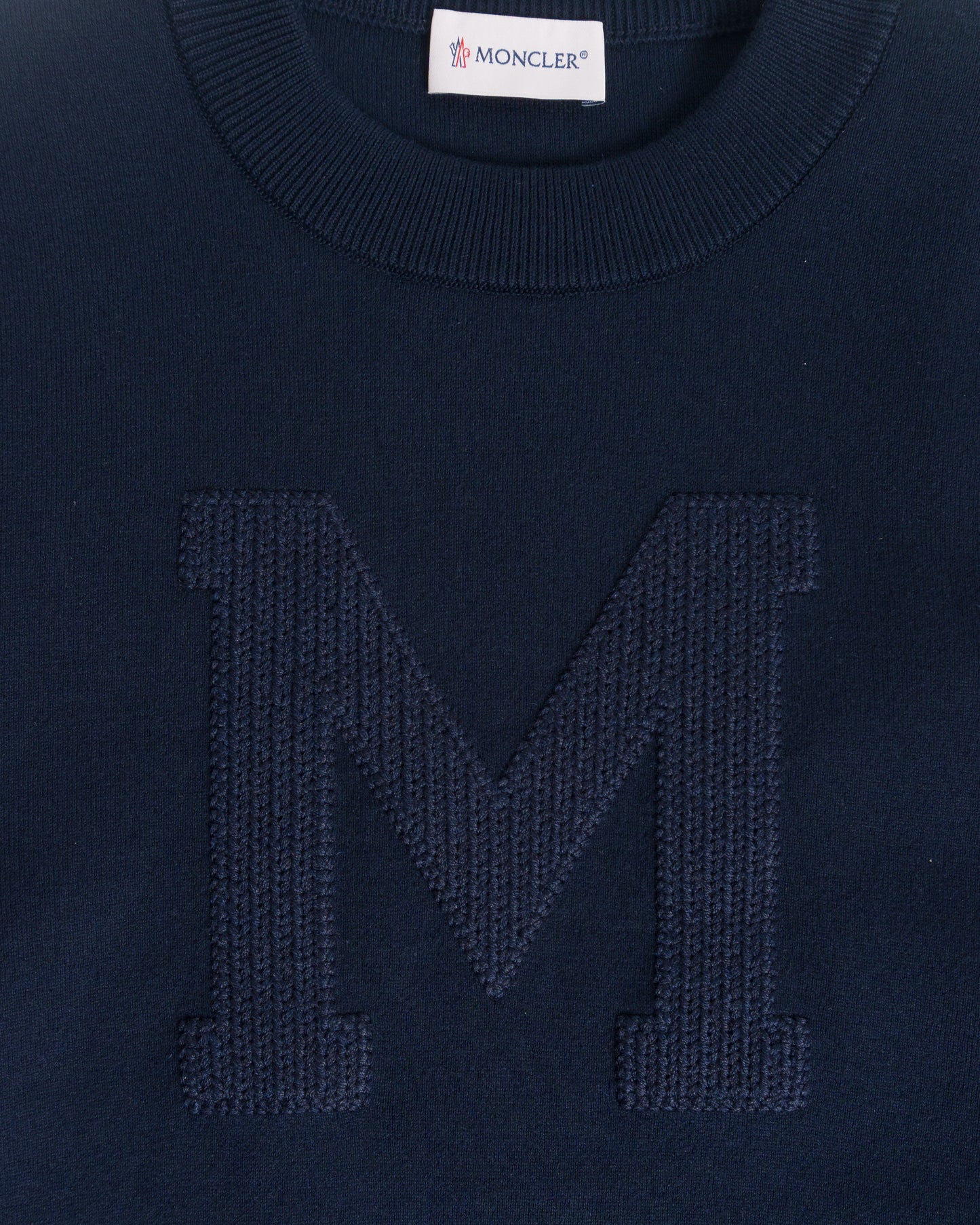 MONCLER M Logo Crew Neck