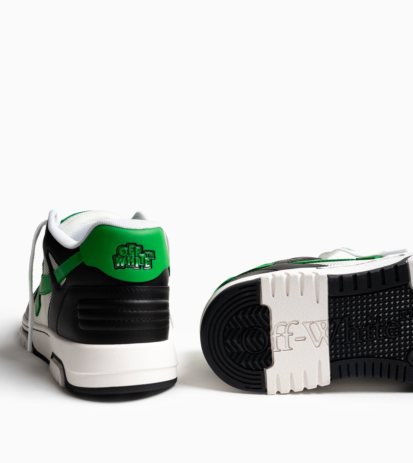 OFF-WHITE Out Of Office Calf Gradient Black Green