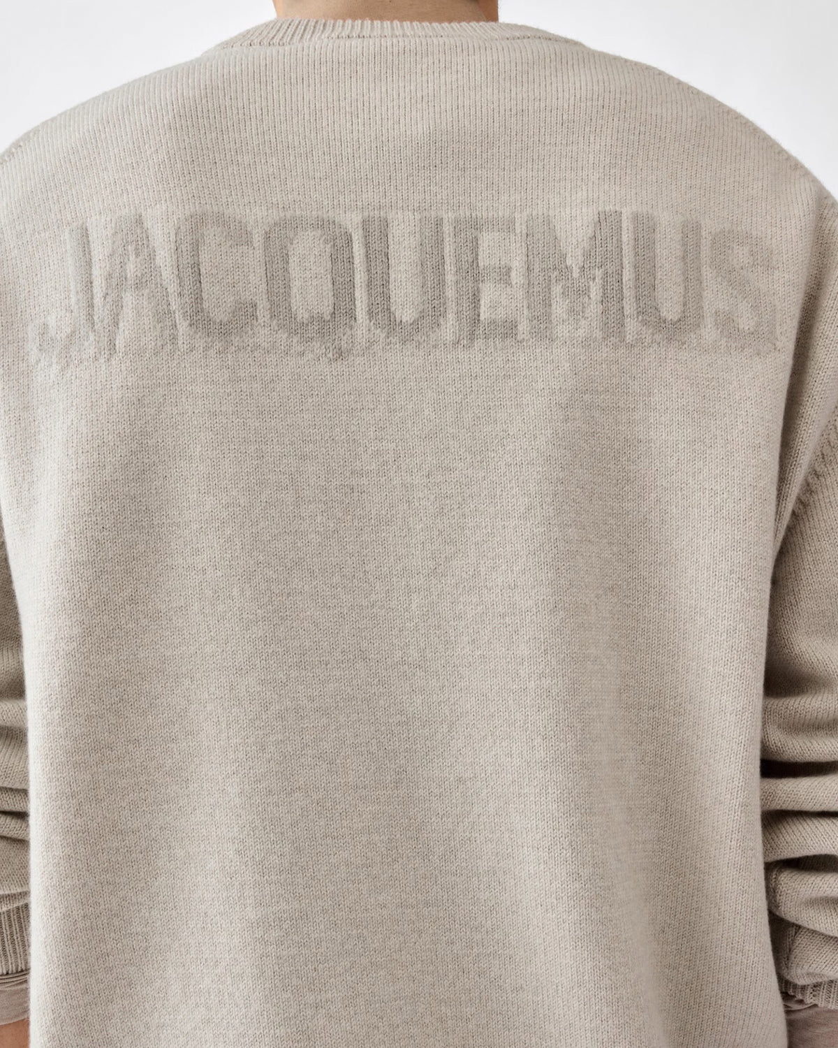 JACQUEMUS La Maille Moulin Light Beige