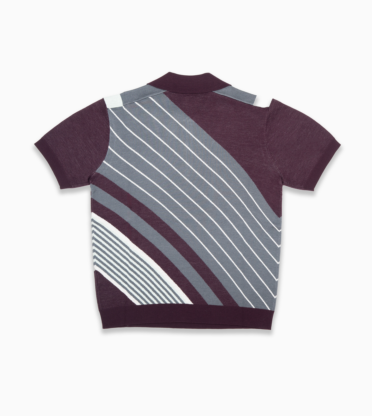 CASABLANCA Merino Diagonal Polo