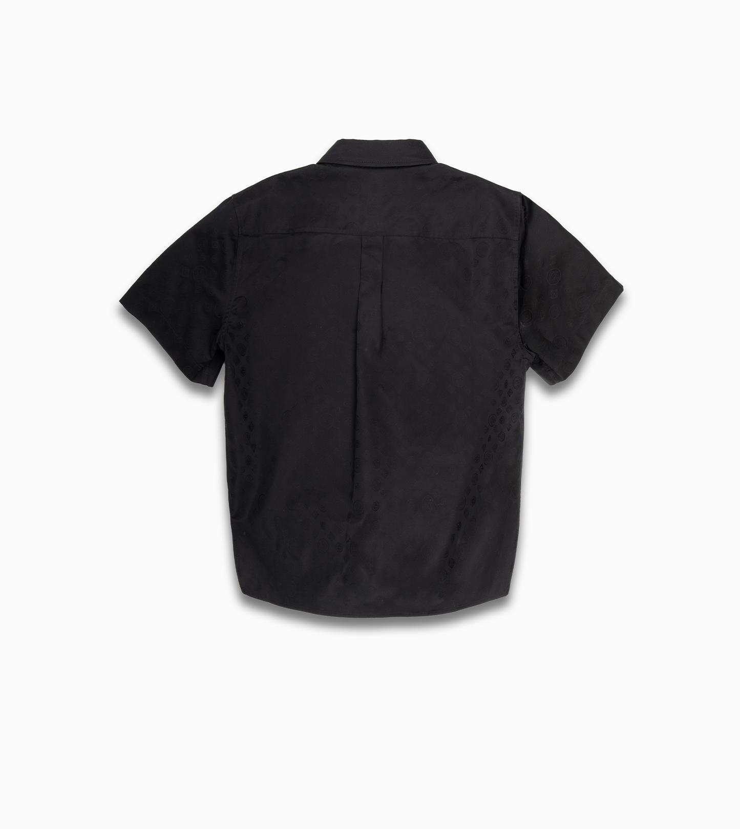 CASABLANCA Short Sleeve Monogram Shirt Black