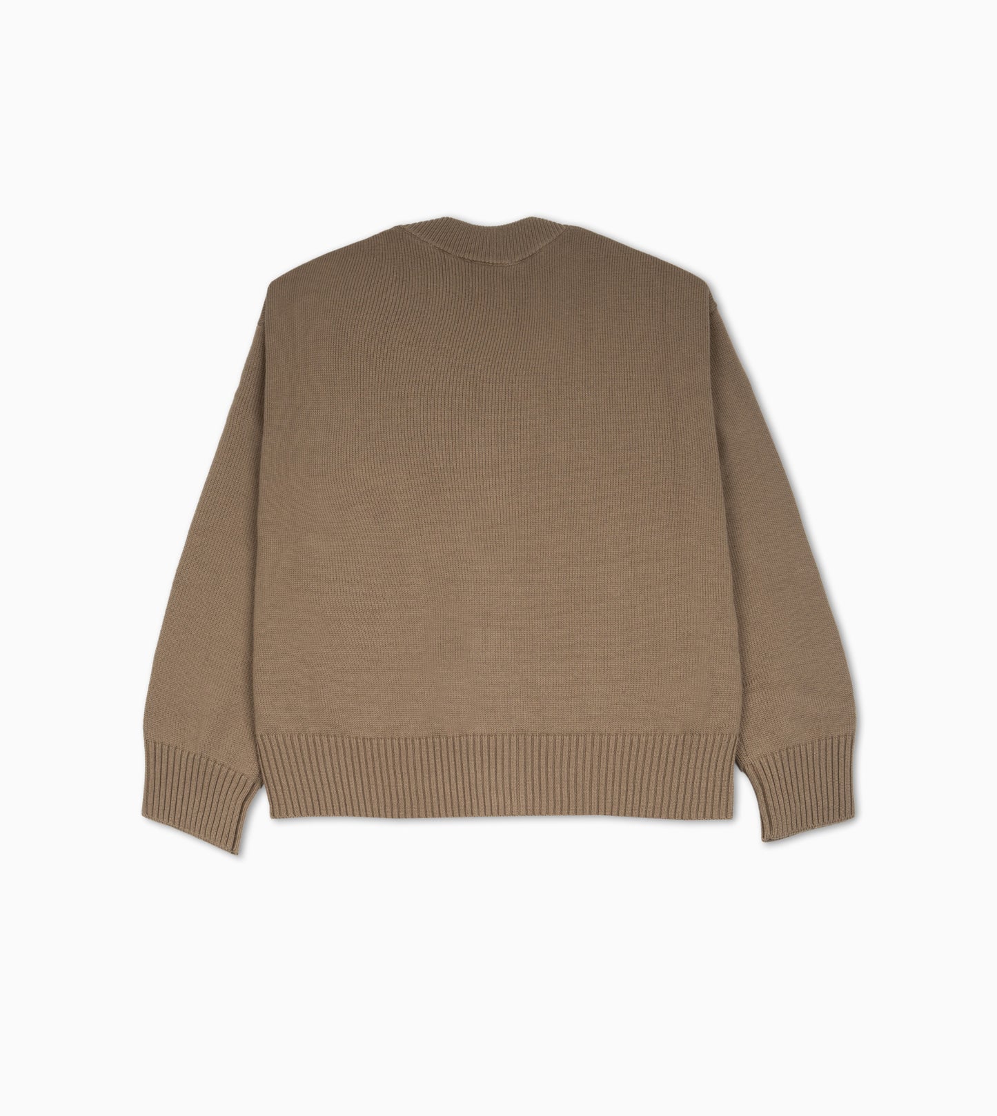 AMI PARIS Cardigan with Contrasted Ami de Coeur