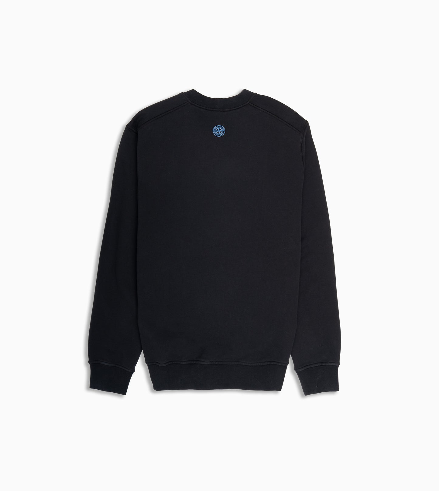 STONE ISLAND Felpa Crewneck Black with Logo
