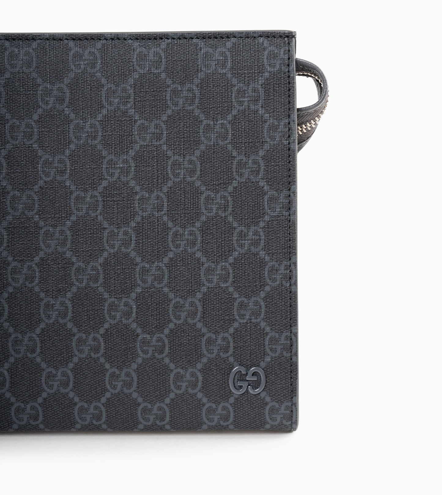 Neceser GUCCI con ribete gris