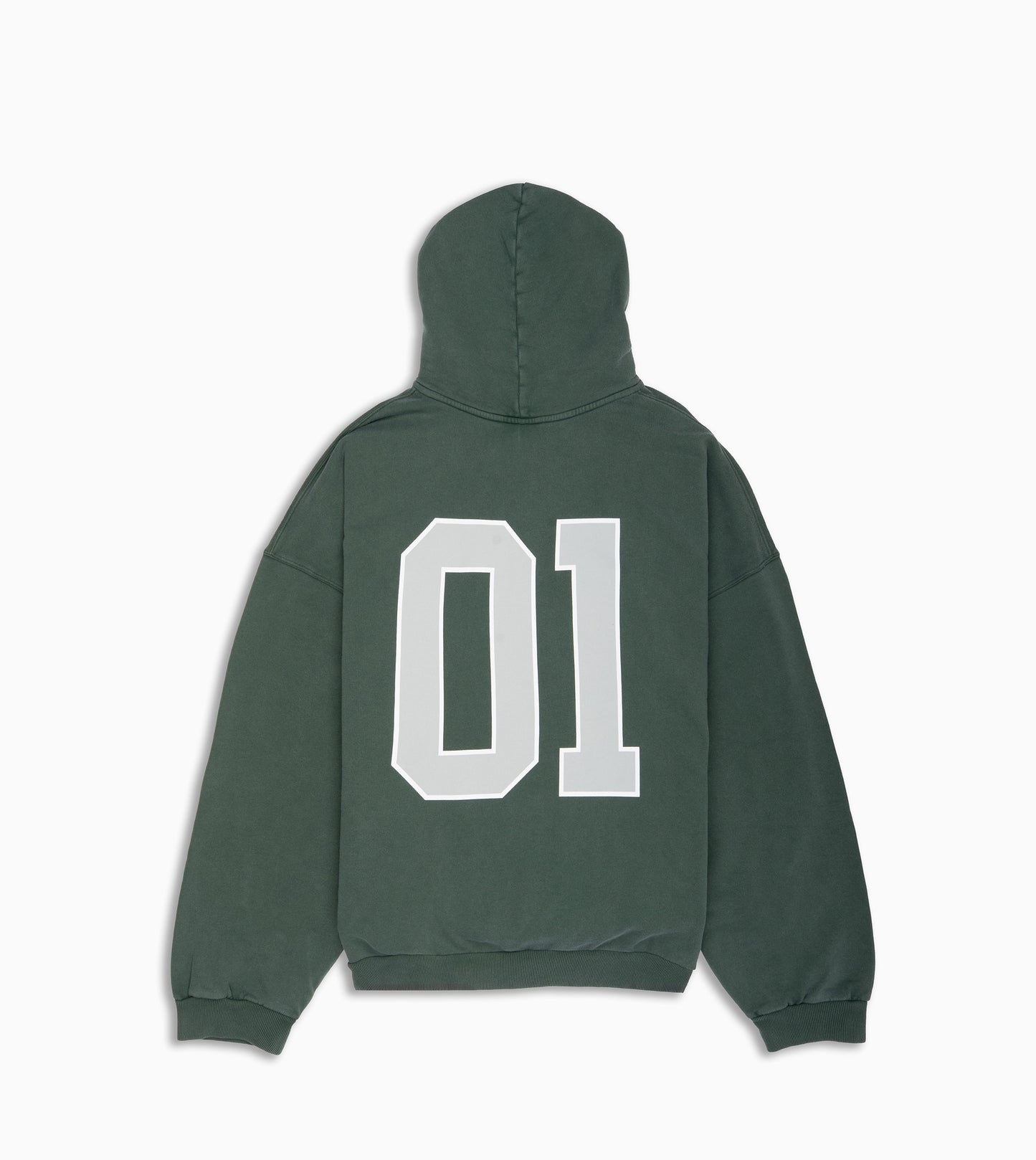 BALENCIAGA Large Fit Hoodie Basketball Green