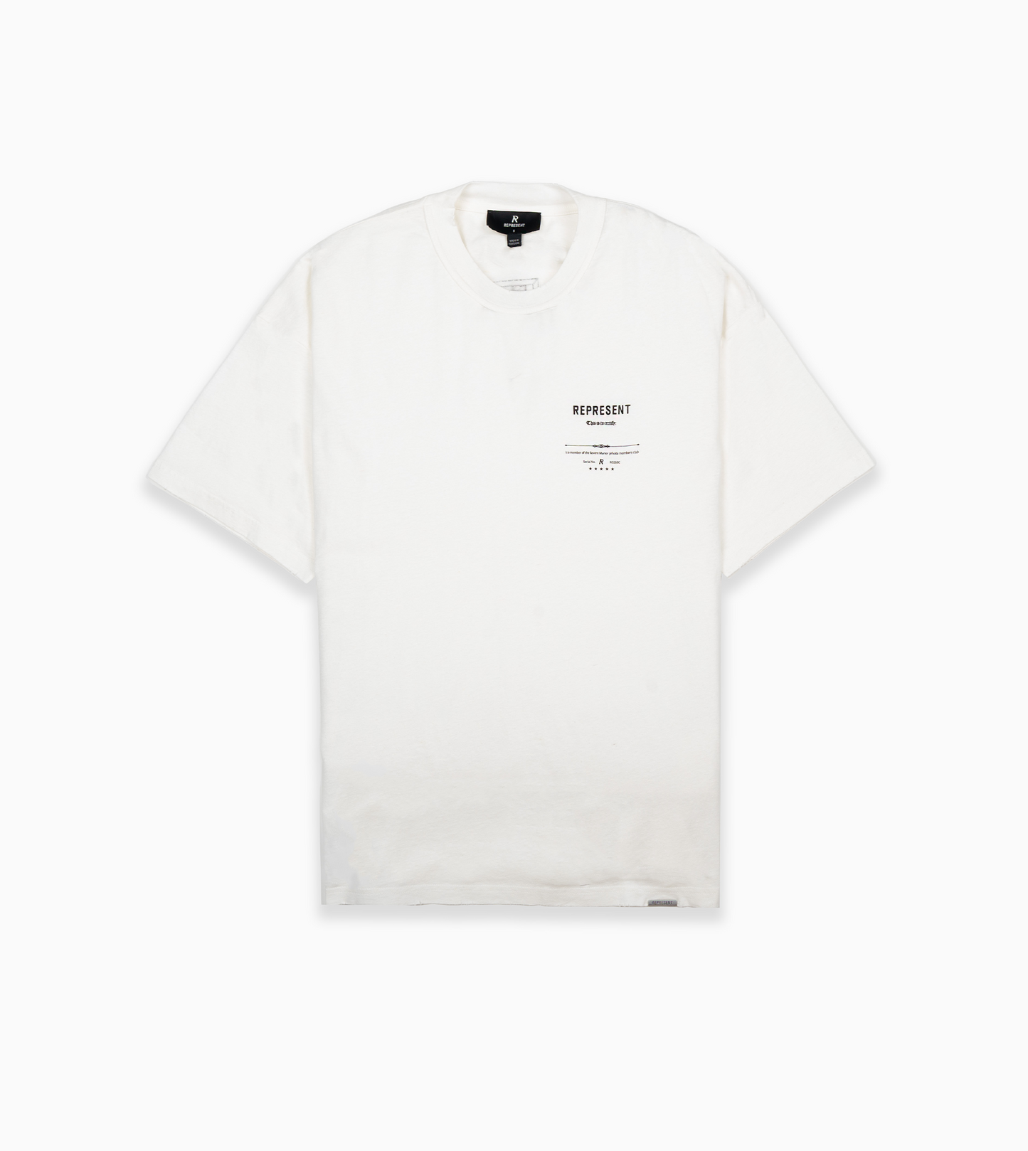 REPRESENT Revere Manor T-Shirt Aged White