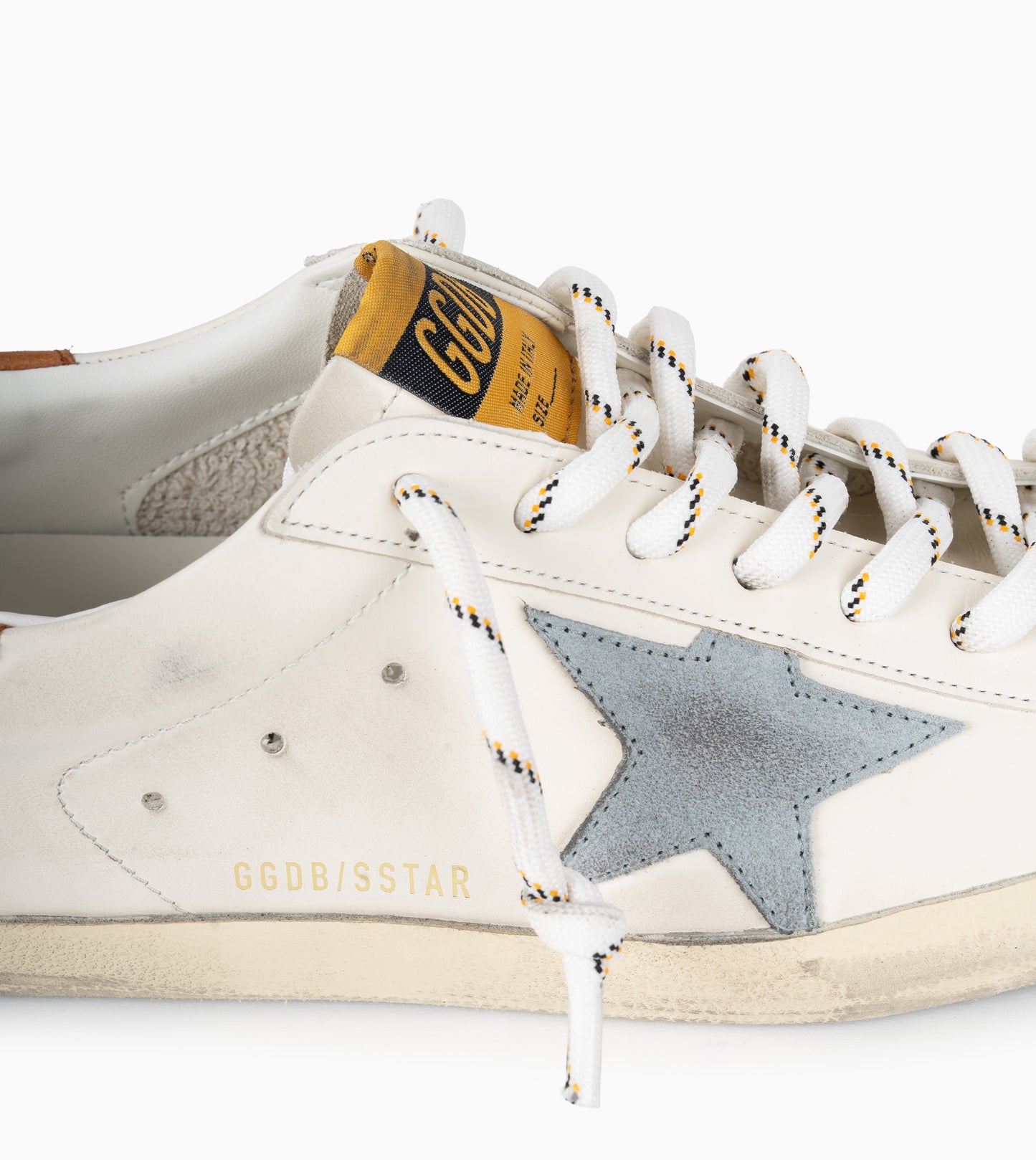 GOLDEN GOOSE SUPERSTAR WHITE GREY BROWN