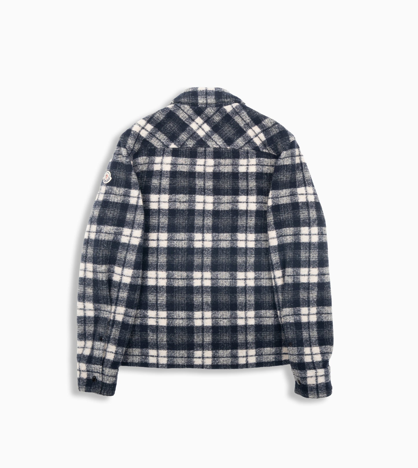 MONCLER TARTAN SHIRT GREY