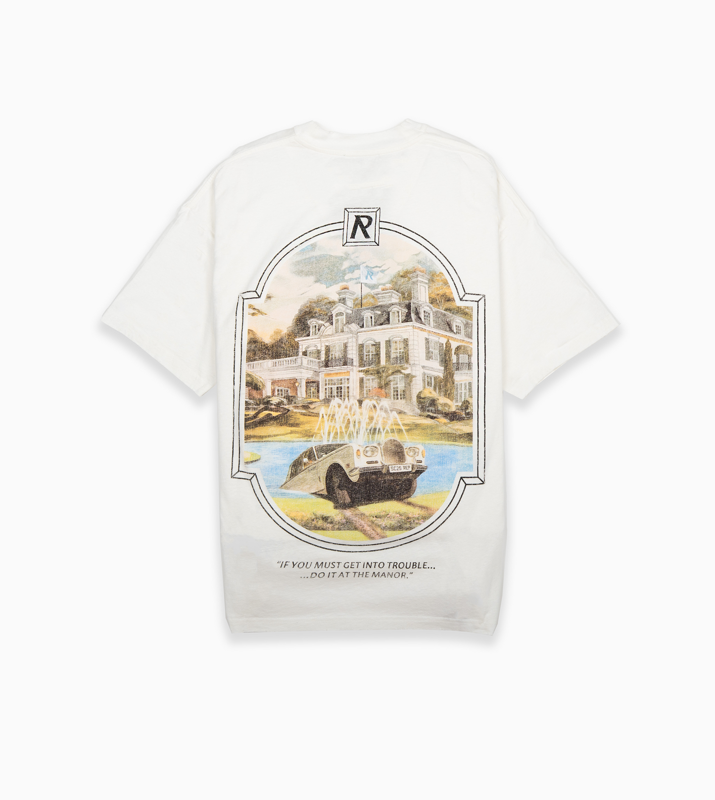 REPRESENT Revere Manor T-Shirt Aged White