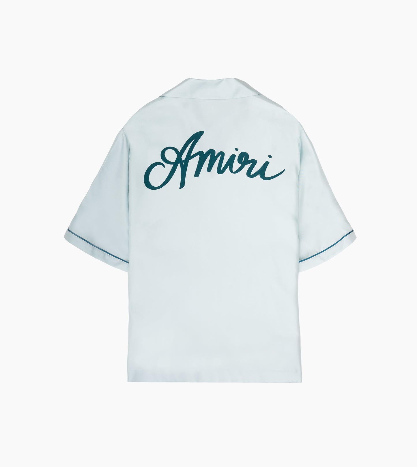 Camisa de bolos AMIRI MA Swirl Azul Claro