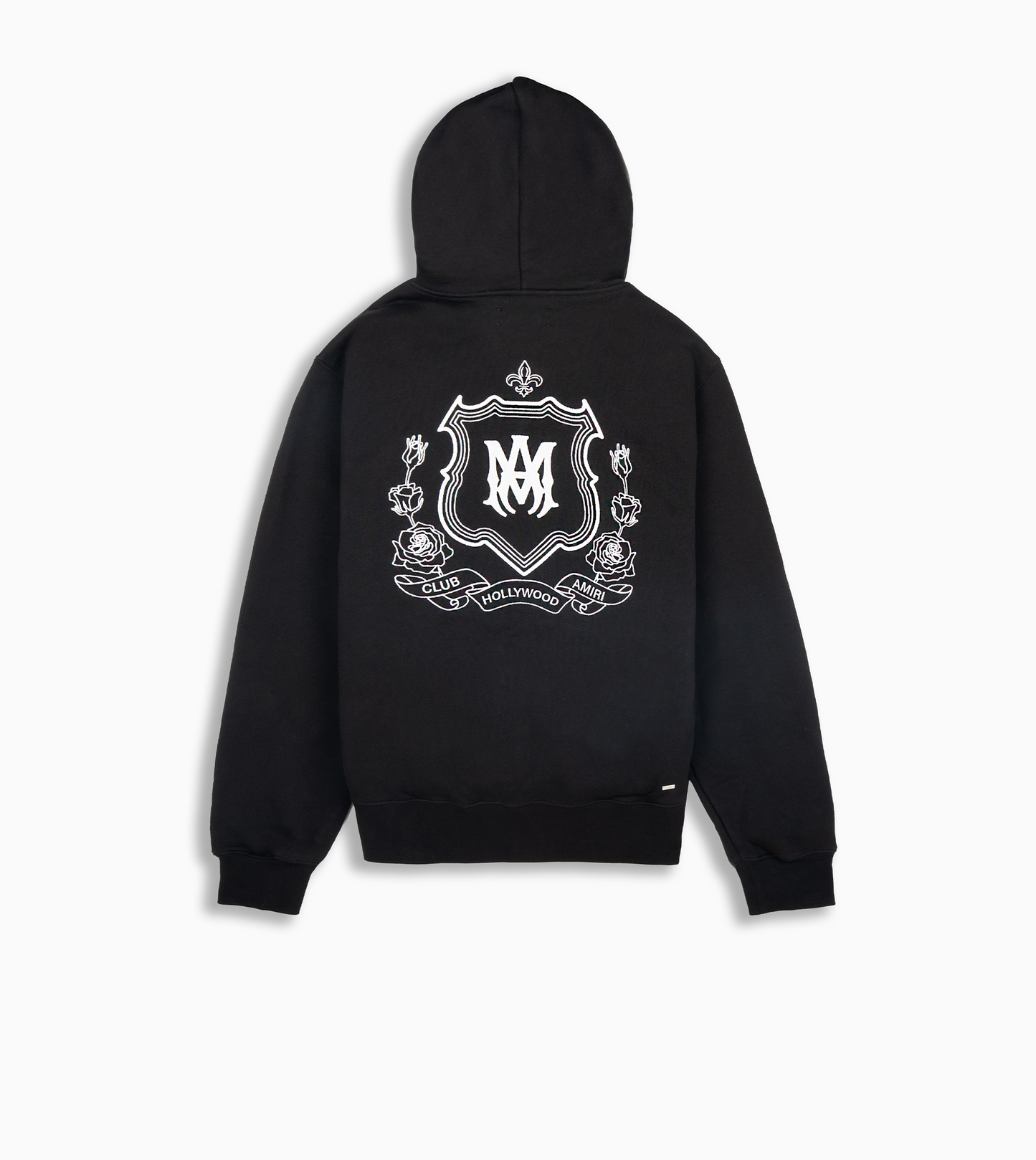 AMIRI MA Crest Zip Hoodie Black