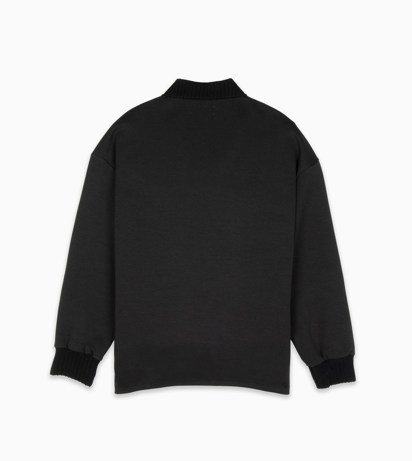 AMIRI LS Oversized Polo Black