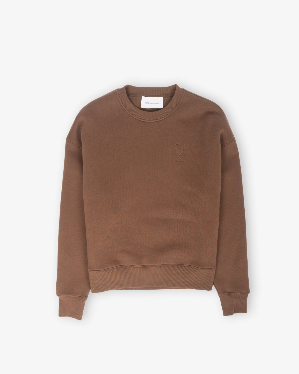 AMI PARIS Sweatshirt with Tonal Embossed Big ADC